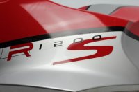 Carenado lateral tapa izquierdo delantero rojo plata BMW R 1200 S K29 0366 06-08