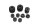 Rubber mounts set 9 pieces silent block bushing damper BMW K 100 K100 K589 82-88