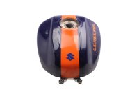 Polttoainesäiliö bensatankki sininen oranssi Suzuki SV 1000 S WVBX 03-07