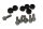 Bagagedrager grondplaat houder frame achter Honda XRV 750 Africa Twin RD04 90-92