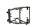 Cadre arrière support selle platine repose-pieds BMW R 1200 S K29 0366 06-08