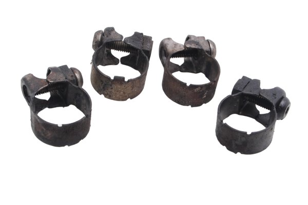 Exhaust header clamps set of 4 manifold collector pipe BMW K 100 K100 K589 82-88