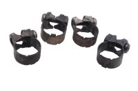 Exhaust header clamps set of 4 manifold collector pipe BMW K 100 K100 K589 82-88