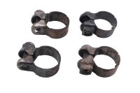 Exhaust header clamps set of 4 manifold collector pipe BMW K 100 K100 K589 82-88