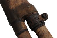 Grenrör avgasrör samlare avgassystem Honda XRV 750 Africa Twin RD04 90-92