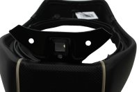 Sitzbank Sattel Seat schwarz Keder beige Sozius Vespa/Piaggio GTS 300 i.e 25-25