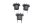 Fitting koplamp houder voet socket set van 3 Honda CBR 900 RR SC50 02-03