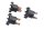 Fitting koplamp houder voet socket set van 3 Honda CBR 900 RR SC50 02-03