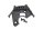 Copertura cavo acceleratore supporto guida BMW R 1150 R Rockster R28 0308 03-05