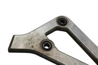 Voetsteunhouder duo plaat achter links Honda XRV 750 Africa Twin RD04 90-92