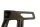 Voetsteunhouder duo plaat achter links Honda XRV 750 Africa Twin RD04 90-92
