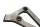 Voetsteunhouder duo plaat achter links Honda XRV 750 Africa Twin RD04 90-92