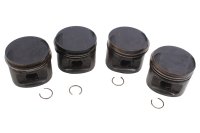 Juego de pistones 4 piezas segmentos bulones clips BMW K 100 K100 K589 82-88