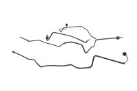 ABS bremserør sæt ledninger trykmodulator BMW R 1150 R Rockster R28 0308 03-05