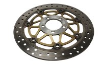 Jarrulevy edessä kelluva porattu 4mm kultainen Kawasaki ZR 7S ZR750F H 01-04