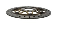 Jarrulevy edessä kelluva porattu 4mm kultainen Kawasaki ZR 7S ZR750F H 01-04