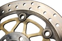 Jarrulevy edessä kelluva porattu 4mm kultainen Kawasaki ZR 7S ZR750F H 01-04
