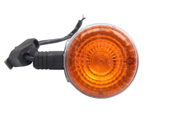 Blinker bak vänster blinkljus krom orange Moto Guzzi California III VW 87-93