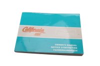 Instruktionsbok ägarmanual bruksanvisning Moto Guzzi California III VW 87-93