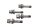 Rear wheel bolts lug screws set of 4 pcs hub mounting BMW K 100 K100 K589 82-88