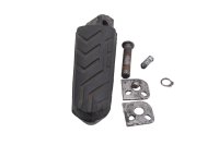 Passenger footpeg rear right rubber pad BMW G 650 Xcountry E65X 0164 K15 07-10
