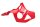 Zijkuip onderste fairing panel bekleding links rood Honda CBR 900 RR SC50 02-03