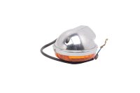 Blinkers fram vänster krom orange rund Moto Guzzi California III VW 87-93