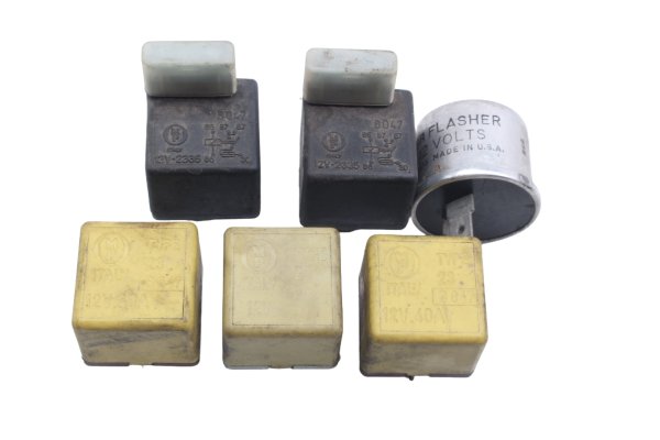 Reläsats 6 st blinkerdosa Wagner MP 12V 40A Moto Guzzi California III VW 87-93