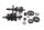 Versnellingsbak tandwielen hoofdas tussenas lager Honda XL 600 LM PD04 85-87