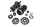 Versnellingsbak tandwielen hoofdas tussenas lager Honda XL 600 LM PD04 85-87