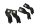 Supporto tubo freno staffa clip anteriore Honda XRV 750 Africa Twin RD04 90-92