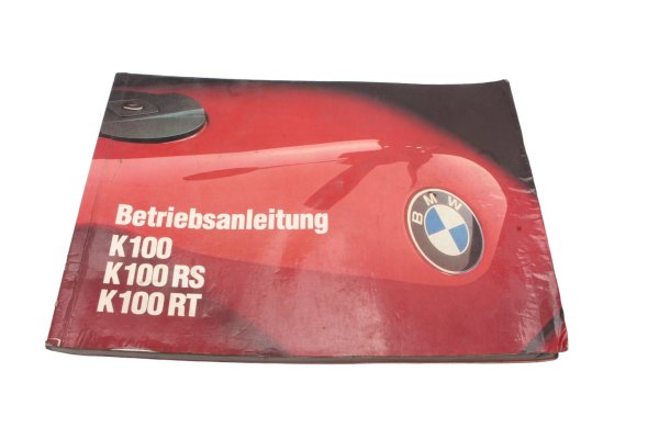 Owner manual rider handbook instruction book German BMW K 100 K100 K589 82-88