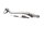 Rempedaal achter voetrem hendel rechts Aprilia SMV 750 Dorsoduro M551M 08-17