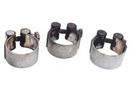 Exhaust clamps set silencer header pipe joint Moto Guzzi California III VW 87-93