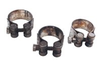 Exhaust clamps set silencer header pipe joint Moto Guzzi California III VW 87-93