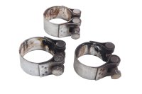 Exhaust clamps set silencer header pipe joint Moto Guzzi California III VW 87-93