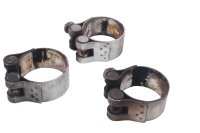 Exhaust clamps set silencer header pipe joint Moto Guzzi California III VW 87-93