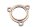 Camshaft flange bearing cover retaining plate Moto Guzzi California III VW 87-93