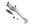 Zijstandaard jiffy met trekveer links Aprilia SMV 750 Dorsoduro M551M 08-17