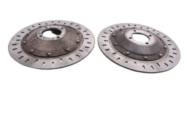 Remschijven voorwiel paar links rechts met drager BMW K 100 K100 K589 82-88