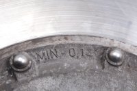 Remschijf achter massief ongeboord rotor motorfiets BMW K 100 K100 K589 82-88