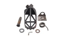 Voetsteun bestuurder links voor pen veer Aprilia SMV 750 Dorsoduro M551M 08-17