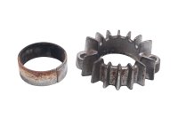 Exhaust flange header clamp collet ring left Moto Guzzi California III VW 87-93