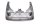 Etukatteen kiinnikkeen suojus mittaristo BMW R 1100 GS Enduro/Reiseenduro 93-99