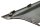 Sivukate verhoilu suojus oikea punainen BMW K 100 RS 2 Ventiler K589 0502 83-89