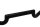 Ohjaustanko ohjain putki 22 mm musta BMW K 100 RS 2 Ventiler K589 0502 83-89