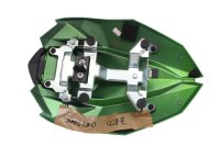 Kyytiläisen penkin suoja satulakansi vihreä taka Kawasaki Z 800 ZR800C 13-16