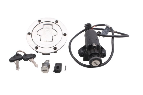 Lock set ignition switch fuel tank cap seat latch BMW F 650 GS R13 0175 04-08