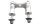 Torretas manillar soportes abrazadera kit Aprilia SMV 750 Dorsoduro M551M 08-17