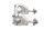 Torretas manillar soportes abrazadera kit Aprilia SMV 750 Dorsoduro M551M 08-17